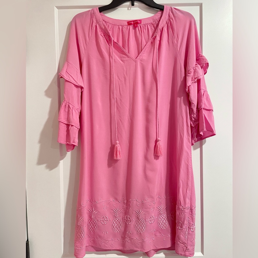 🎀 Simply Southern dress size small pink